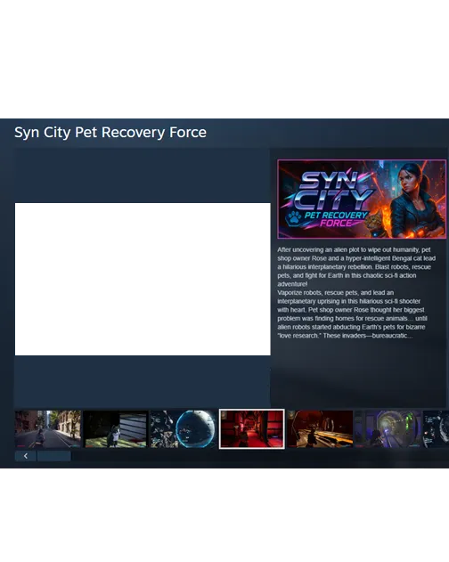 Syn City Pet Recovery Force Gameplay Screenshot - Try now on Steam
